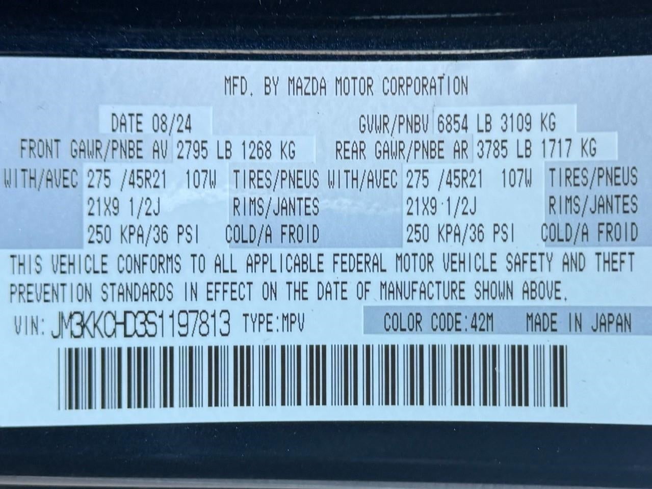 2025 Mazda Mazda CX-90 3.3 Turbo Premium Sport