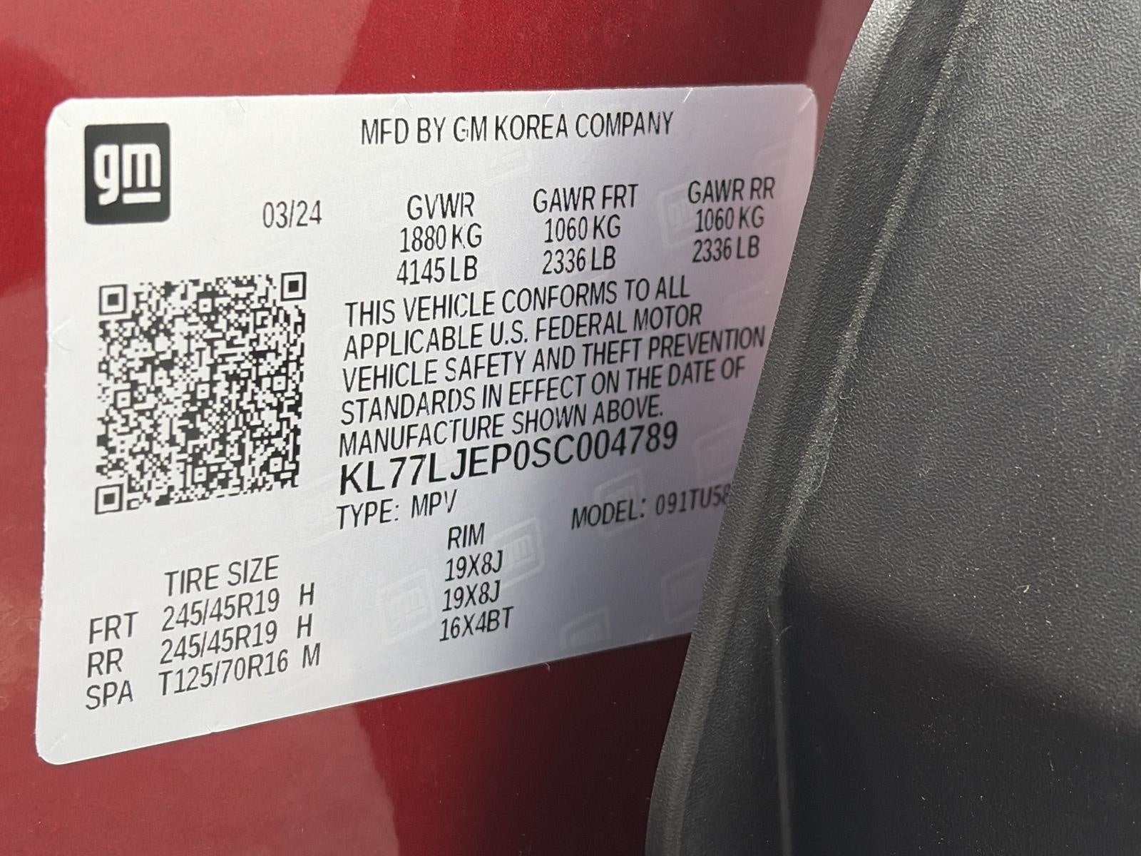 2025 Chevrolet Trax FWD 4dr 2RS
