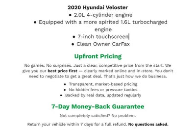 2020 Hyundai VELOSTER HATCHBACK