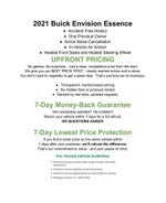 2021 Buick Envision AWD 4dr Essence