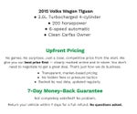 2015 Volkswagen Tiguan 4MOTION 4dr Auto SE