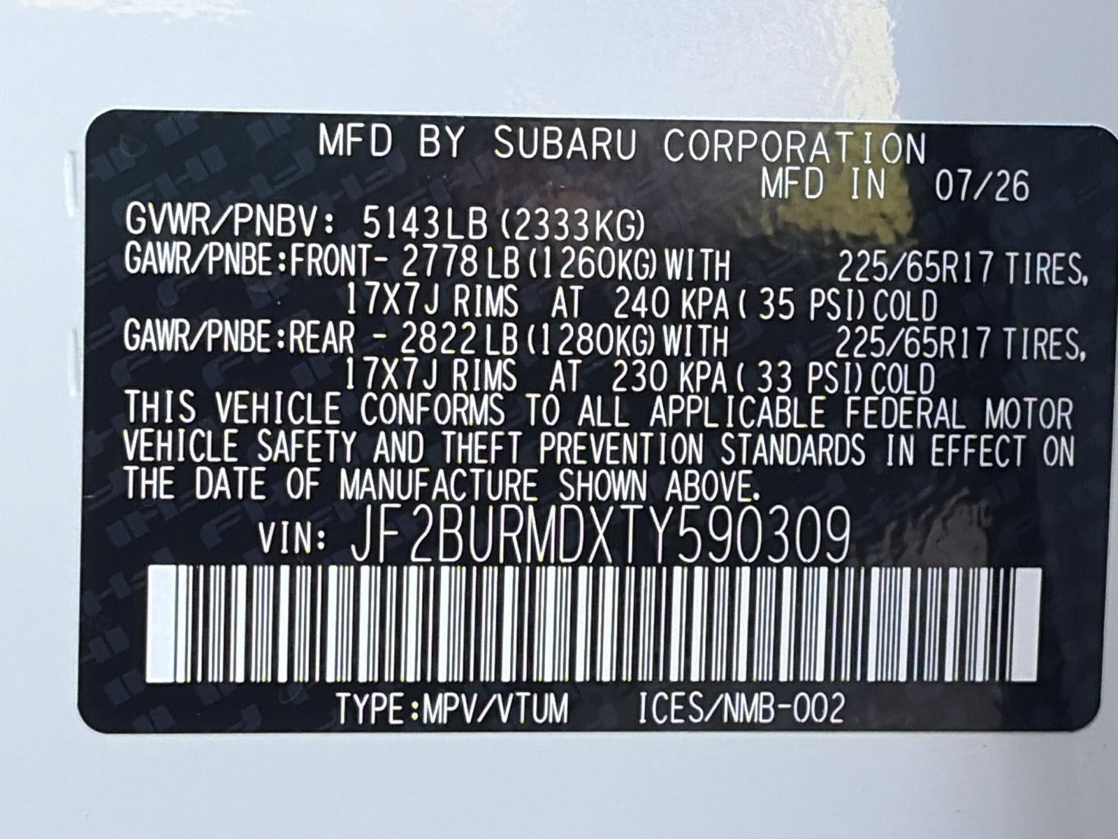 2026 Subaru OUTBACK Wilderness