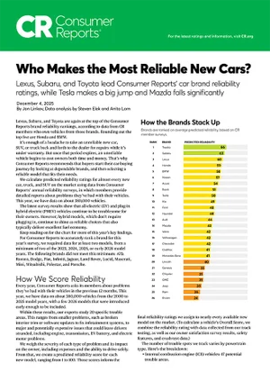 Who Makes the Most Reliable Cars | Bergstrom Subaru Oshkosh in Oshkosh WI