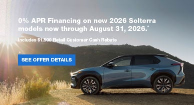 Solterra | Bergstrom Subaru Oshkosh in Oshkosh WI