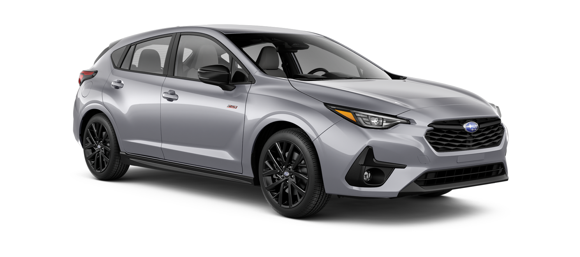 2025 Subaru Impreza RS Shown in Ice Silver Metallic