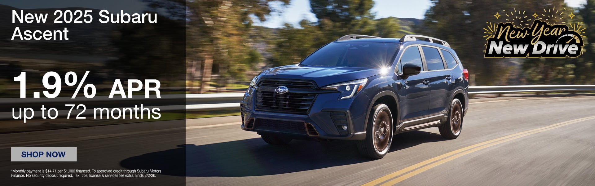 New 2025 Subaru Ascent