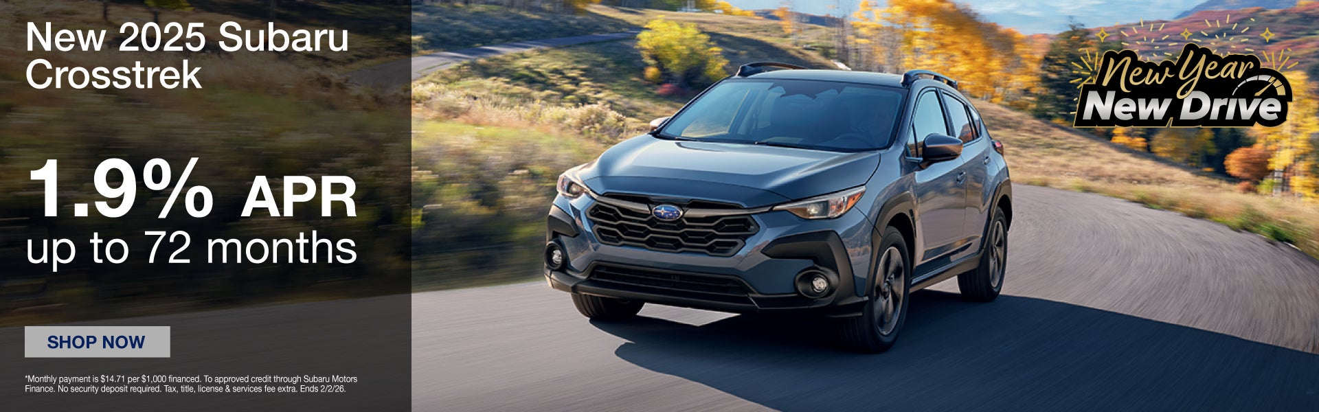 New 2025 Subaru Crosstrek