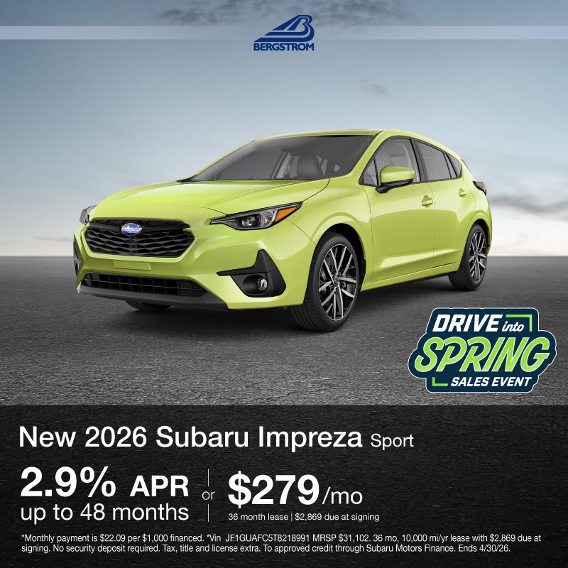 New 2026 Subaru Impreza