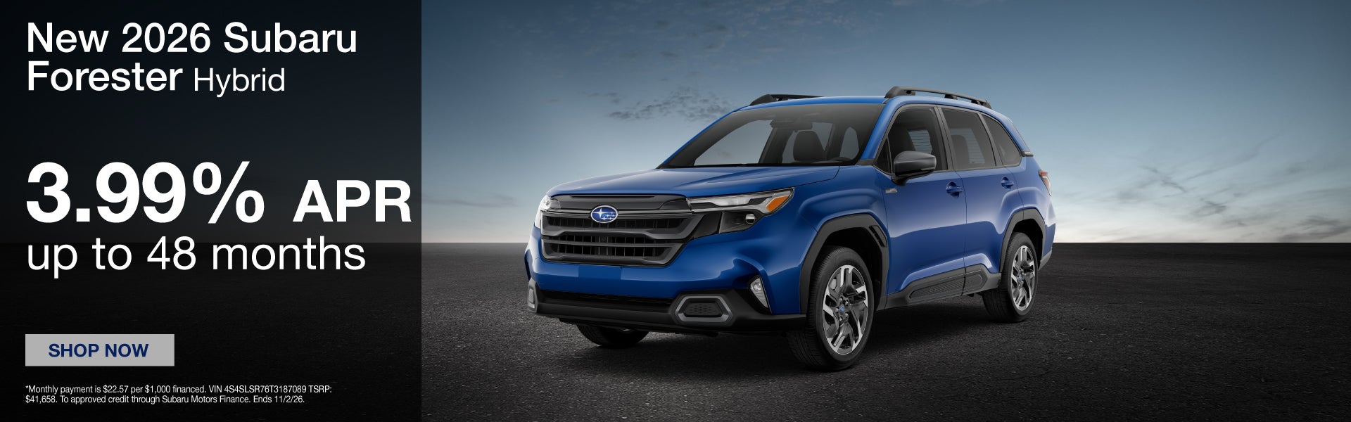 New 2026 Subaru Forester Hybrid