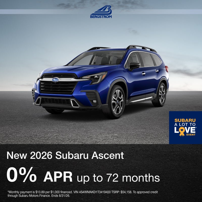 New 2026 Subaru Ascent