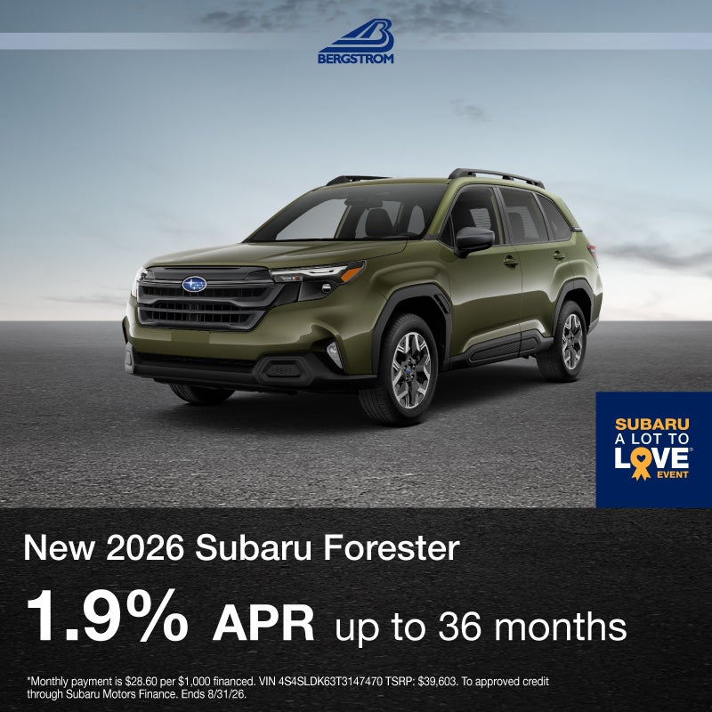 New 2026 Subaru Forester