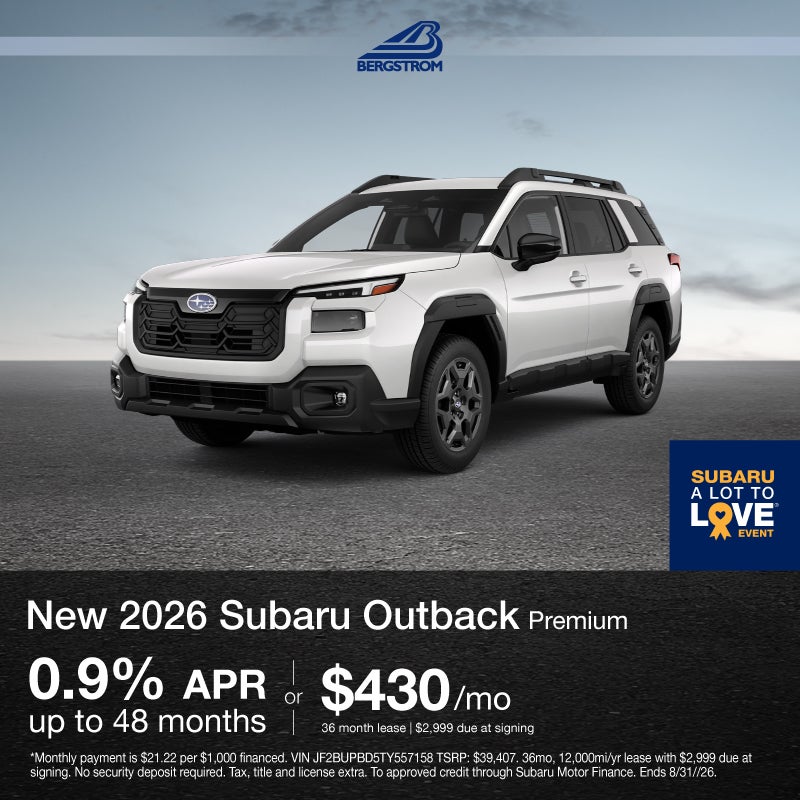 New 2026 Subaru Outback