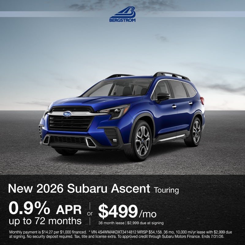 New 2026 Subaru Ascent