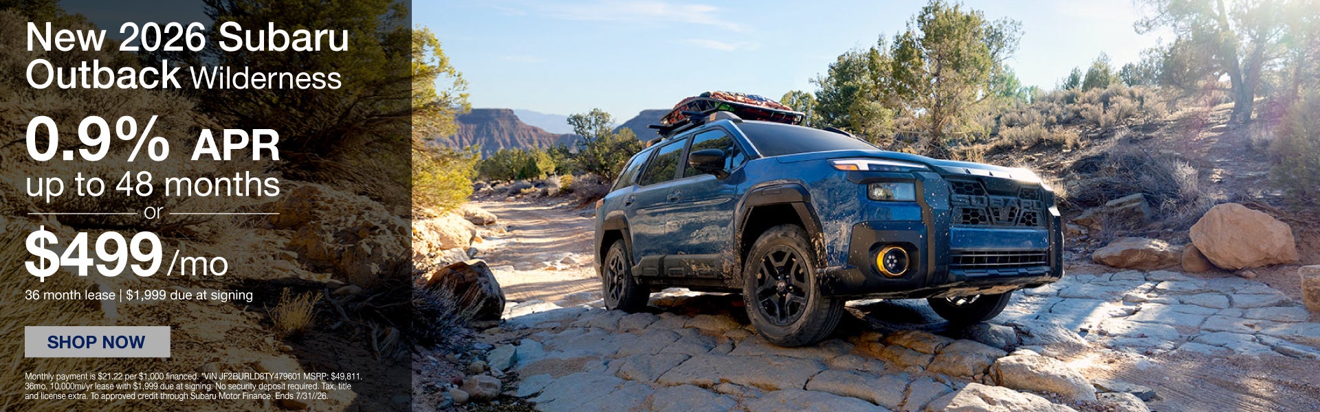 New 2026 Subaru Outback