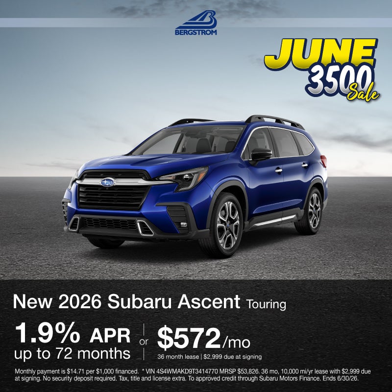 New 2026 Subaru Ascent
