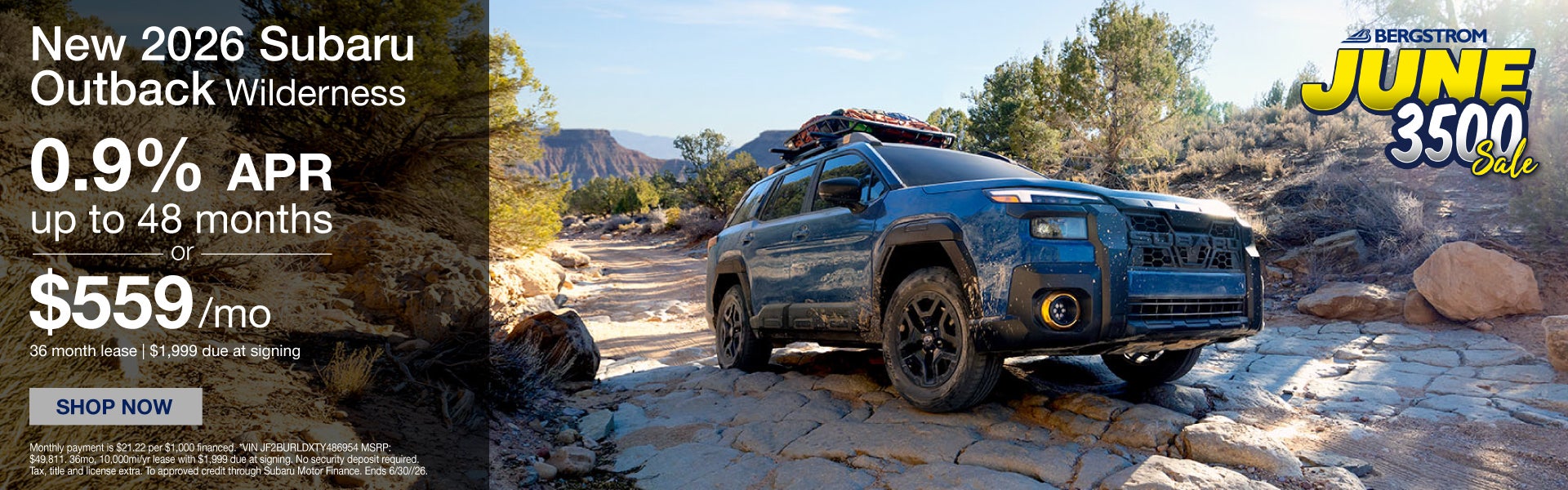 New 2026 Subaru Outback